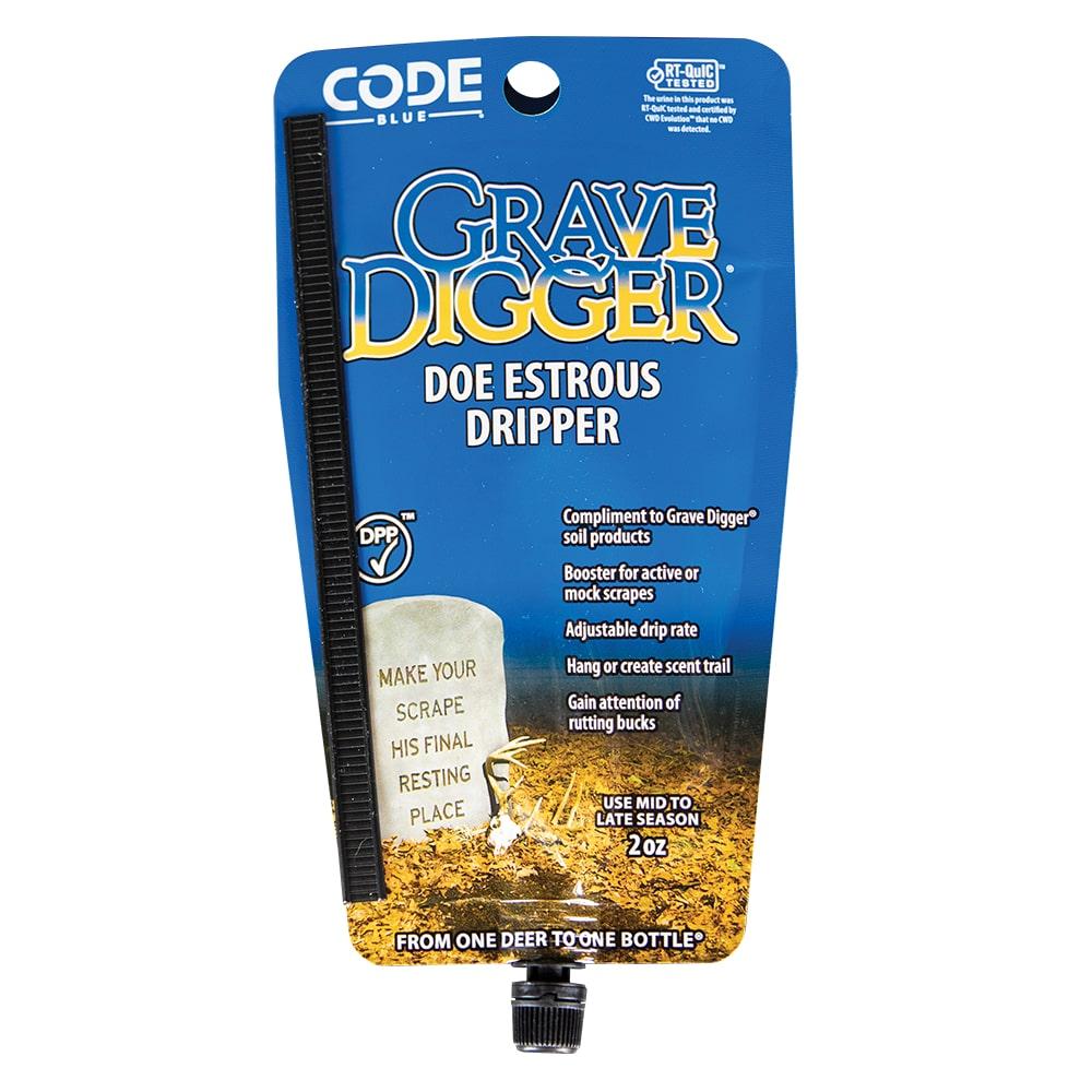 Code Blue Grave Digger Doe Estrous Dripper - View 2