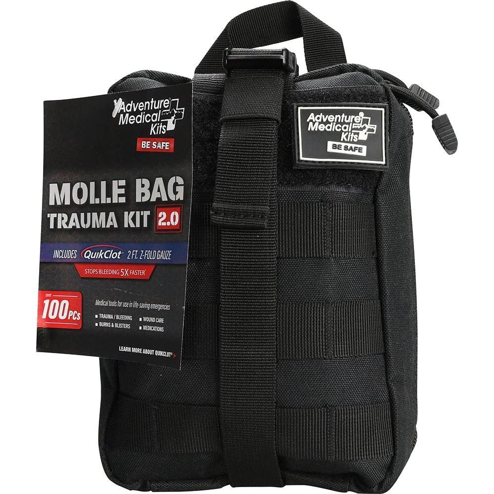 Adventure Medical Kits 20640303 MOLLE Trauma Kit 2.0 Black 9.5"x4.25"x6" - View 2