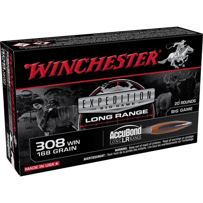 Winchester S308LR 308 Winchester 168 Grain AccuBond 20 Rounds per Box - View 2