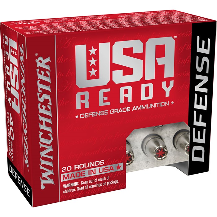 Winchester RED40HP 40 S&W 170 Grain Hollow Point 20 Round Box - View 2