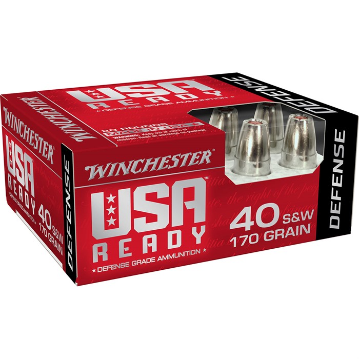Winchester RED40HP 40 S&W 170 Grain Hollow Point 20 Round Box - View 3