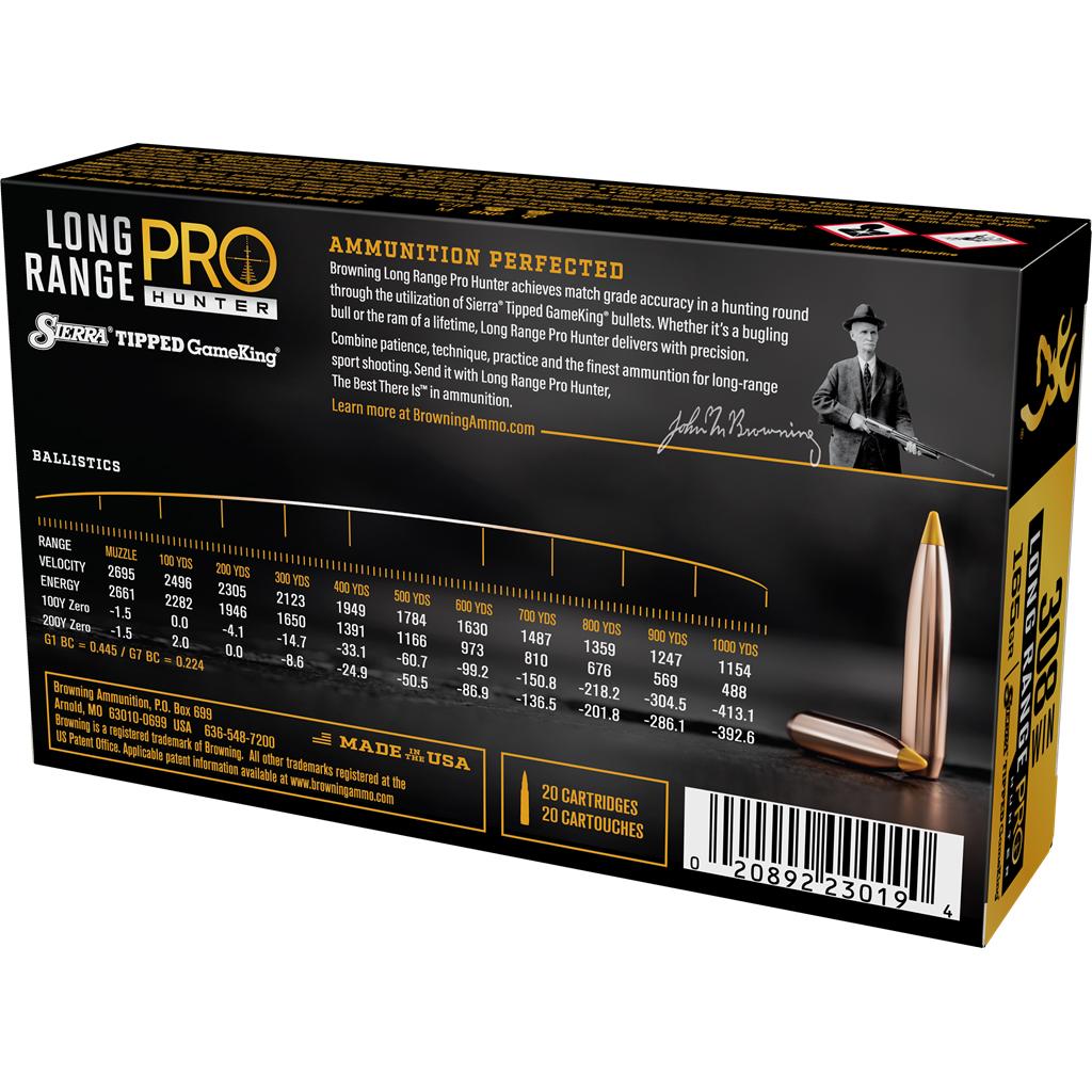 Browning LRP Hunter .308 Win Ammo Tipped GameKing 165 Grain - View 2