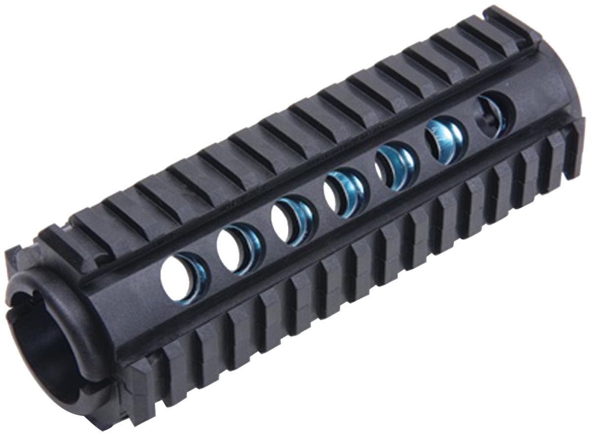 ProMag PM242 AR-15/M4 Quad Rail Handguard: Black Polymer, Aluminum Heat Shield, Picatinny Rails - View 2