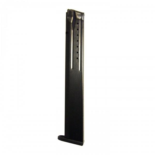 ProMag SMIA14 32-Round 9mm Magazine: Heat-Treated Steel, Injection Molded Follower, Chrome Silicone Wire Spring, Smith & Wesson M&P Series, USA Made - View 2