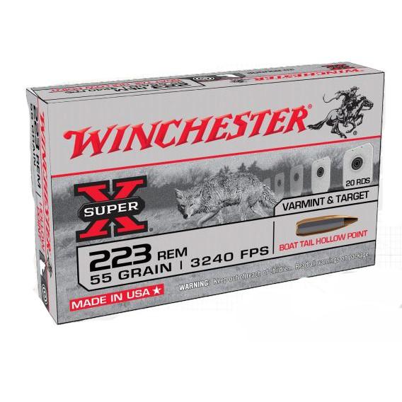Winchester Ammo W223HP55 Power-Point 223 Rem 55 gr Hollow Point Boat-Tail (HPBT) 20 Per Box/ 25 Cs - View 2