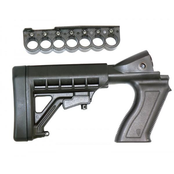 ProMag AA50088 Tactical Stock 12 Gauge Black Synthetic 6 Position - View 2