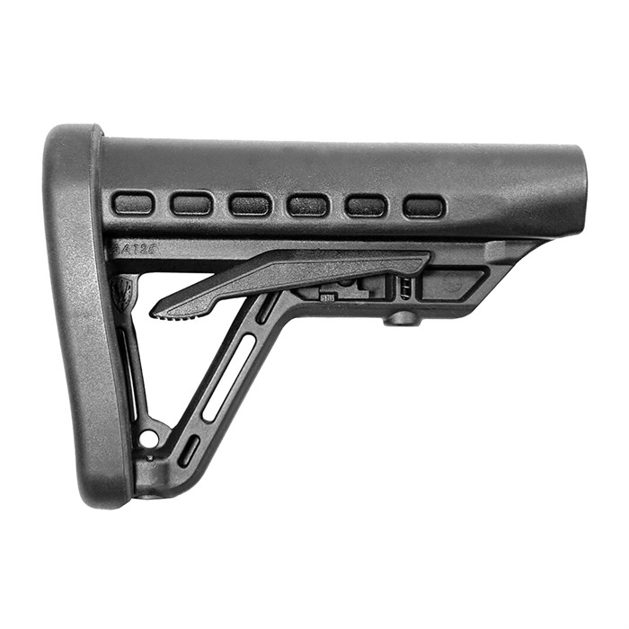 ProMag Archangel AA125 AR-15 Low-Profile Buttstock, Black Polymer, 6-Position M4 Style, Lightweight, USA Made - View 2