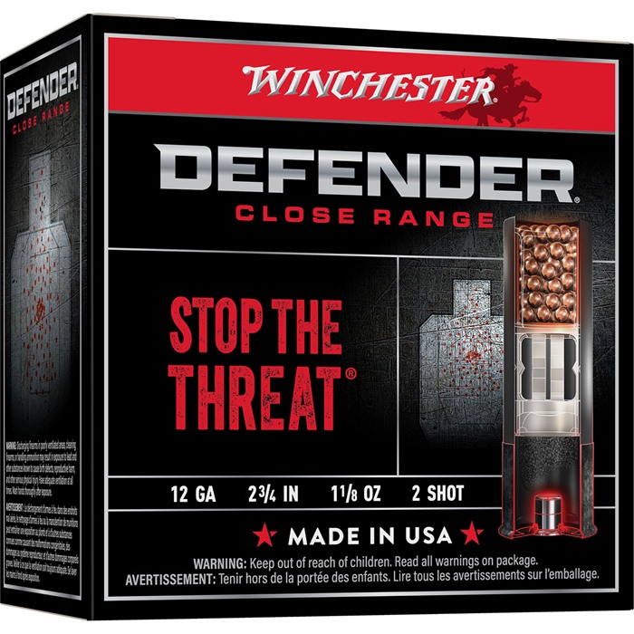 Winchester Defender S122PD25 12 Gauge 2.75 in 1 1/8 oz #2 Shot 25/box - View 2