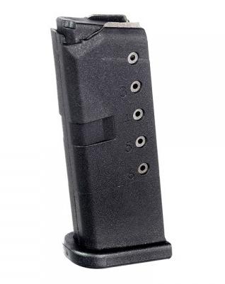 ProMag Glock 42 .380 ACP 6-Round Black Polymer Magazine - View 2