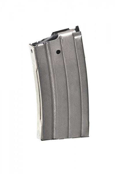 ProMag RUGA1N Nickel Plated 20-Round Magazine, .223 Rem/5.56, Ruger Mini-14 Compatible, Heat-Treated Steel, USA Made - View 2