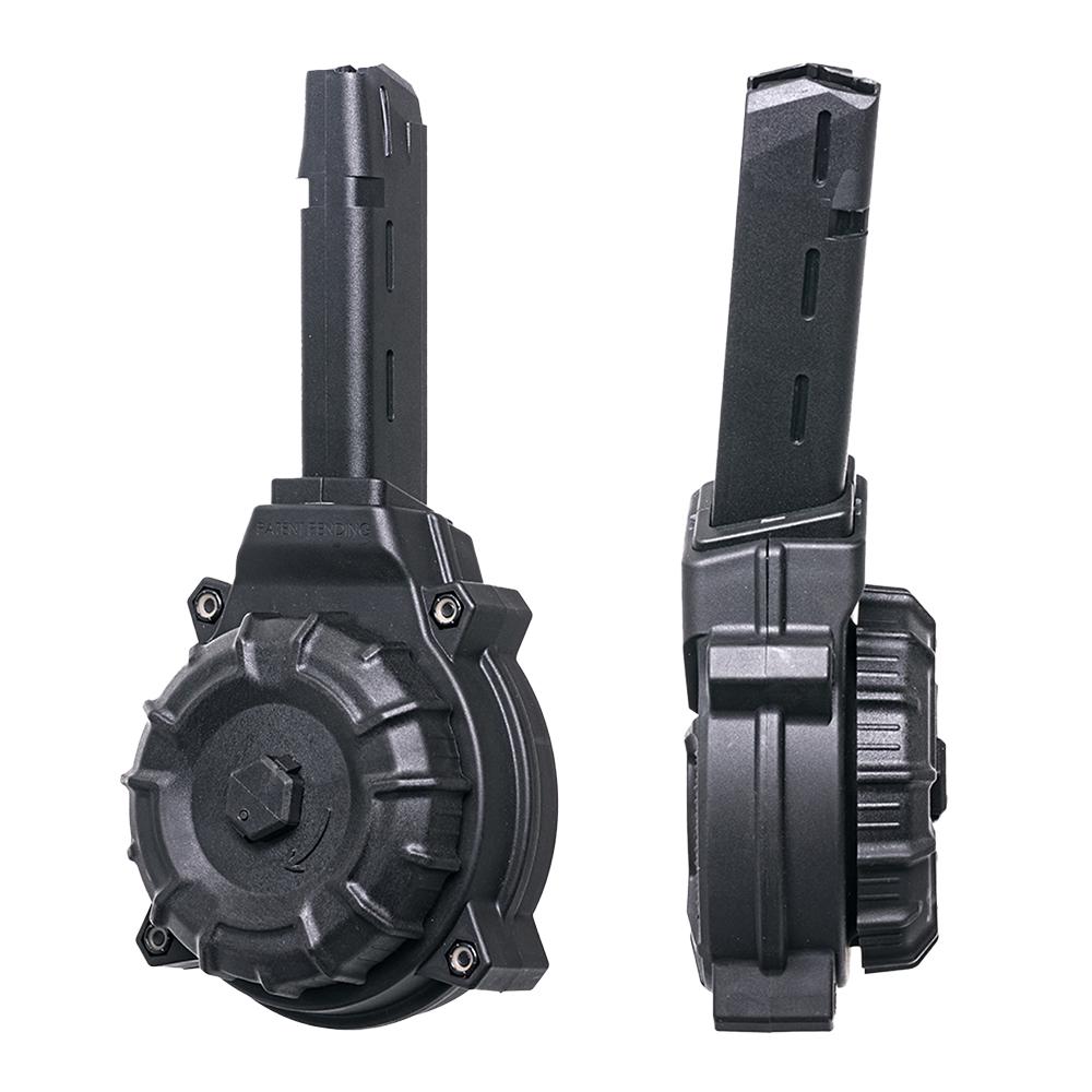 ProMag DRMA11 Black Polymer Drum, 50-Round Capacity, Glock 17/19 9MM, High-Quality, Reliable Feeding - View 2