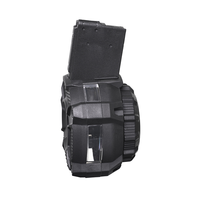 ProMag DRMA24 AR-15 65-Round Drum Magazine, Black DuPont Zytel Polymer, Over Molded Steel Feed Lips, USA Made - View 2