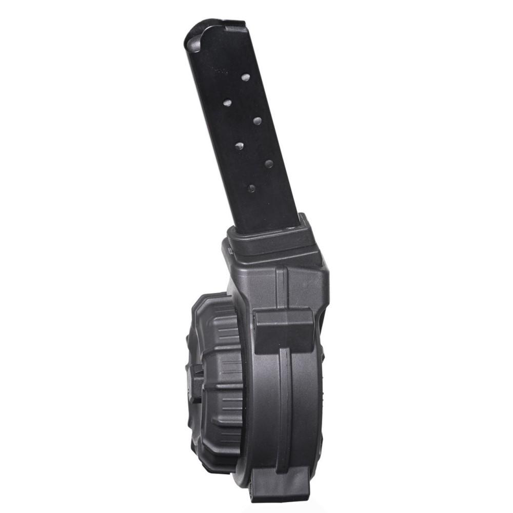 ProMag DRMA31 30rd Drum Magazine 9mm Luger Black DuPont Zytel Polymer - View 2