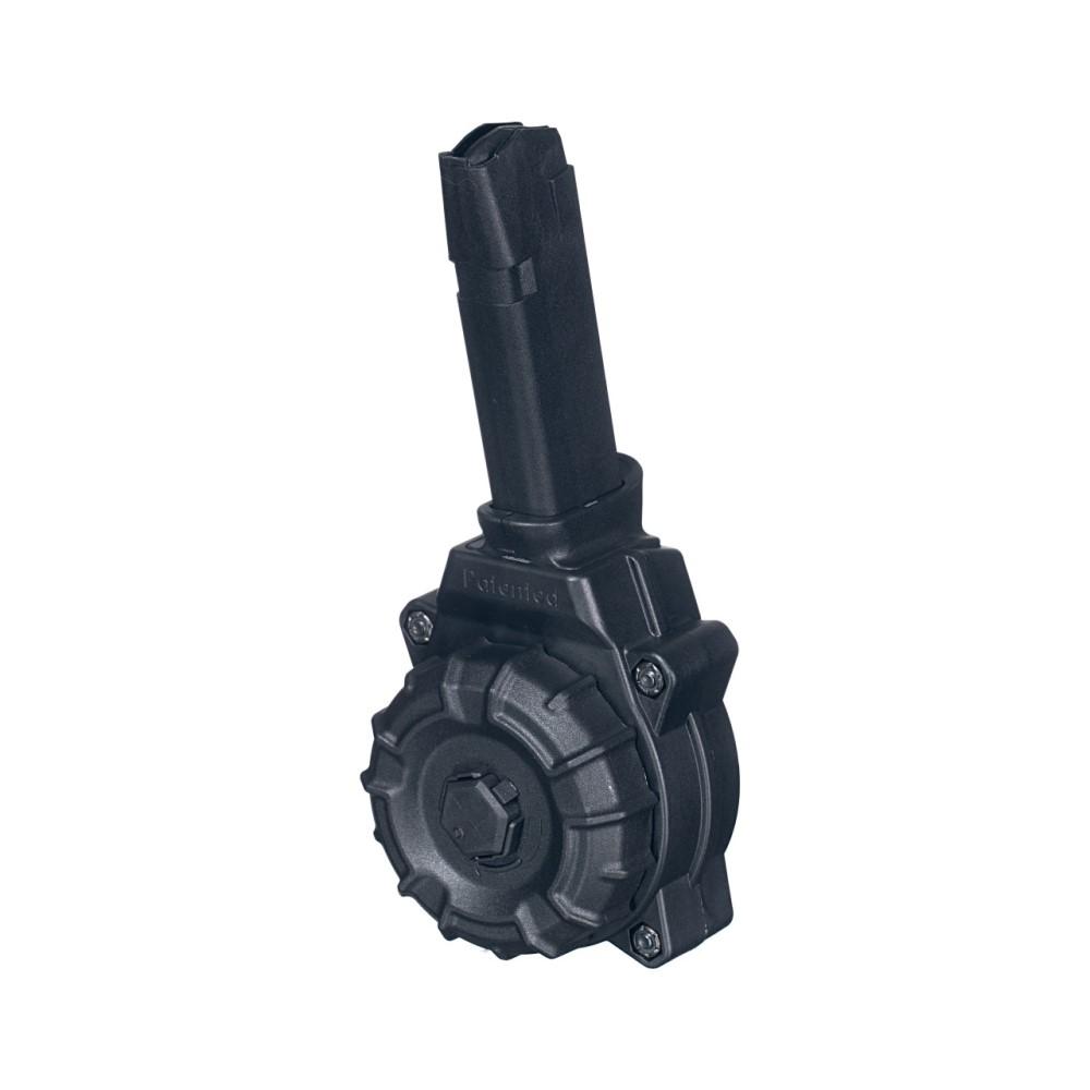 ProMag DRMA35 Glock 48, 43X 9mm 30-Round Drum Magazine - DuPont Zytel Polymer, Full-Length Steel Insert, Heat-Treated Stainless Spring, USA-Made - View 2