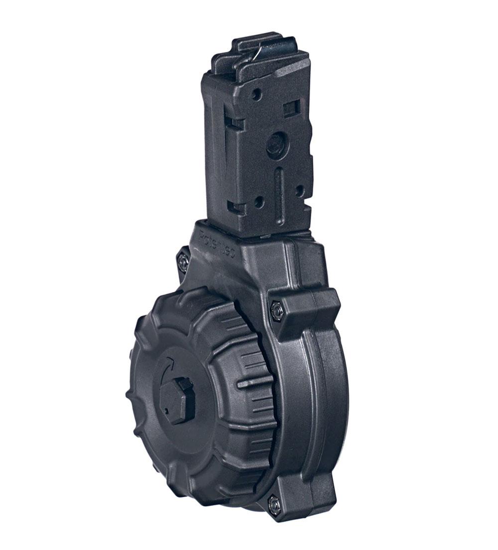 Pro Mag DRM-A37 .45 ACP 40-Round Black Polymer Drum Magazine Glock 21/30 - View 2