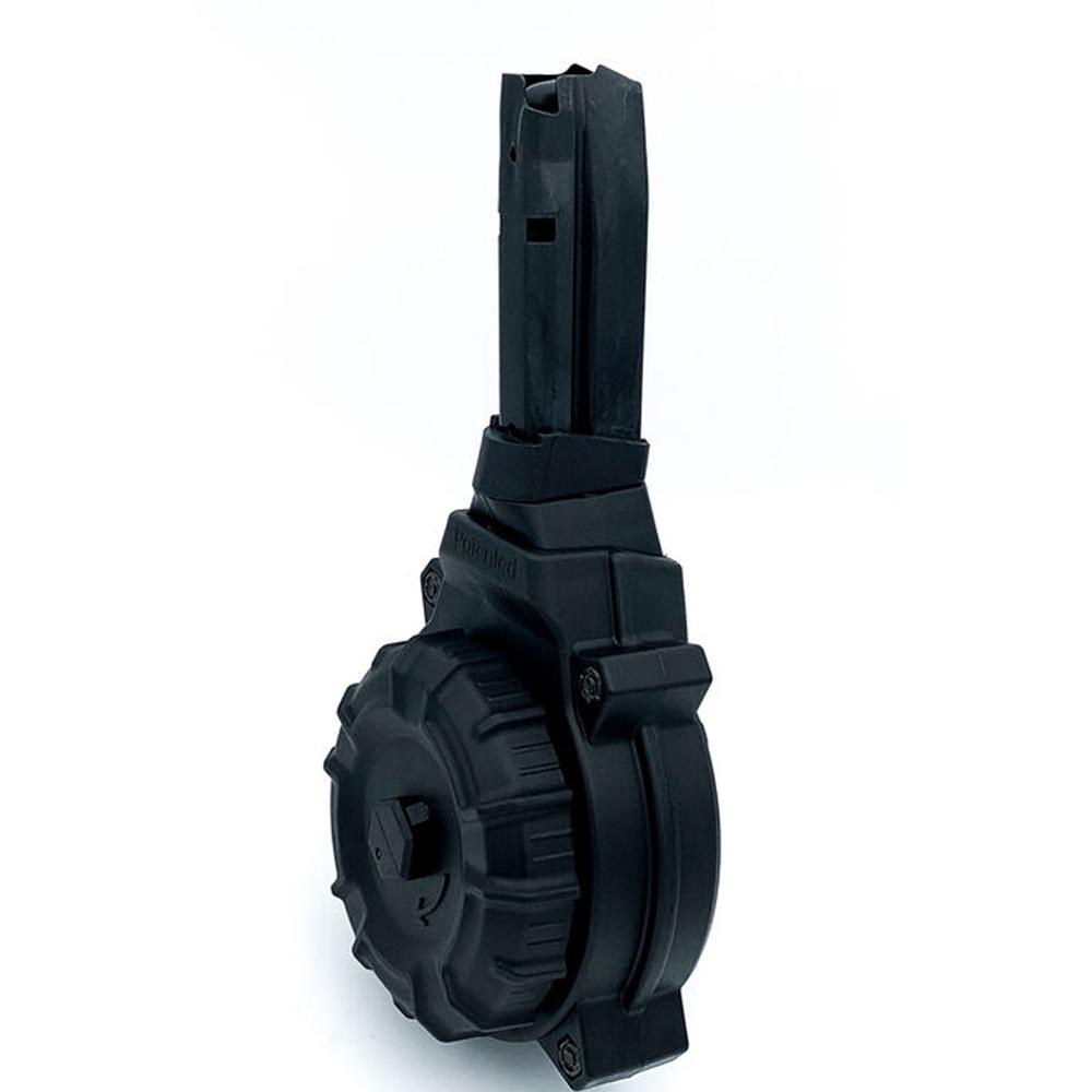 Pro Mag DRM-A51 Springfield HellCat 9mm 50rd Black Polymer Drum Mag - View 2