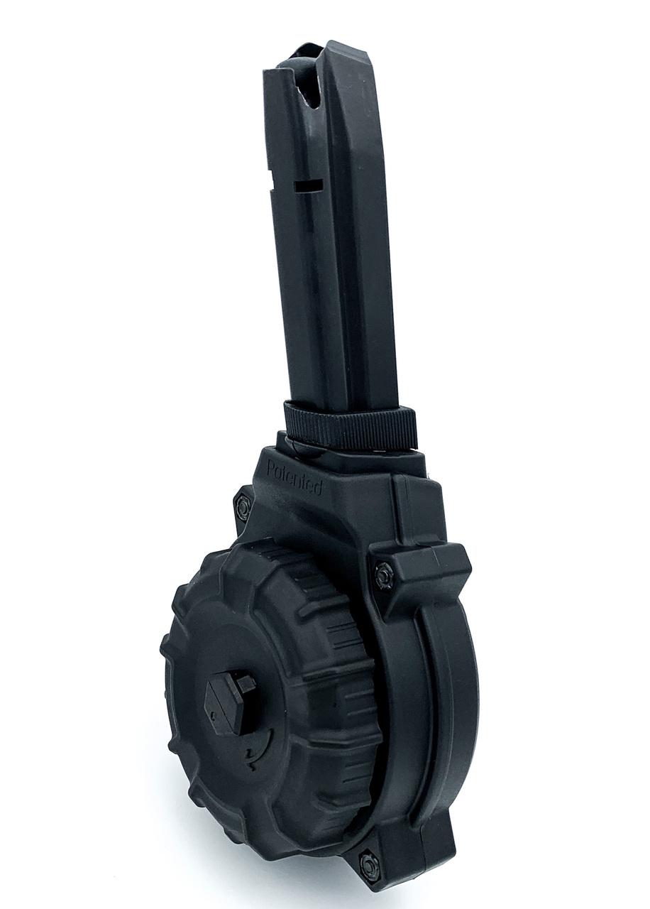 Pro Mag DRM-A56 Browning HP 9mm Black Polymer Drum Magazine 50rd - View 2