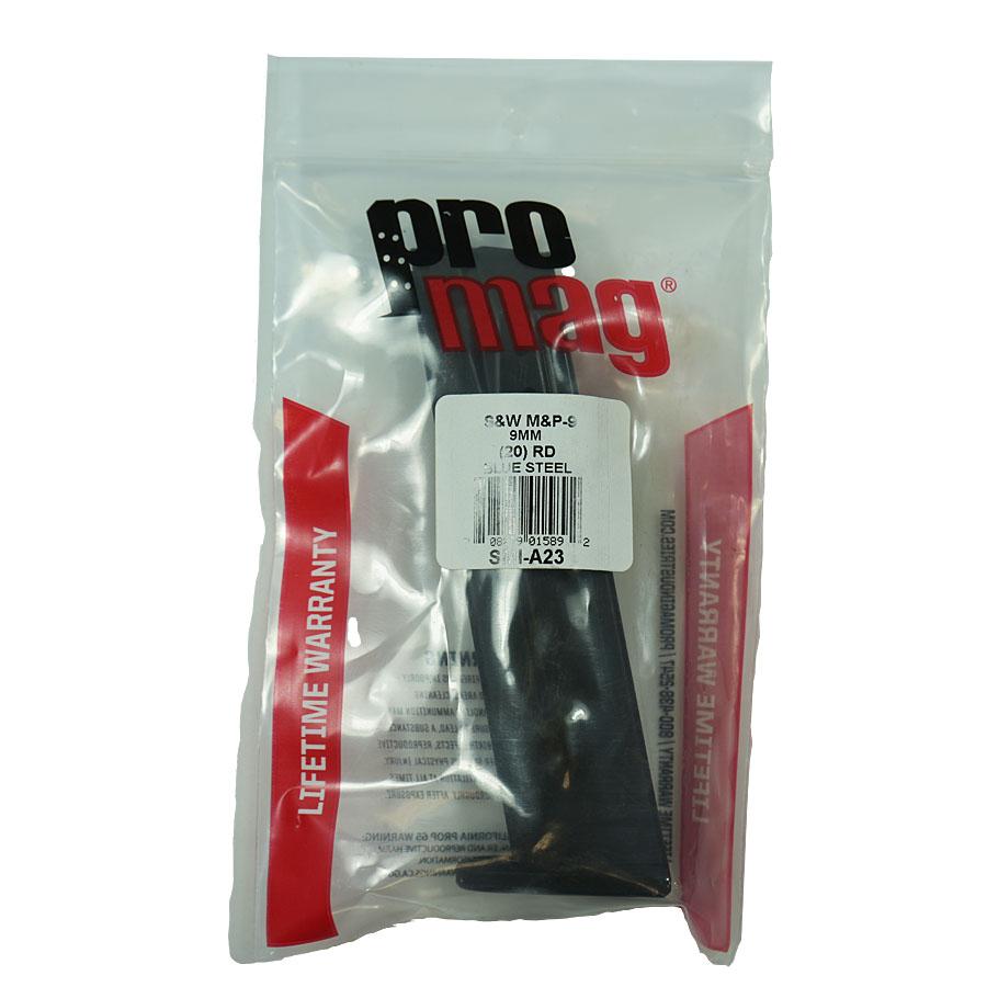 ProMag SMIA23 S&W M&P 9mm 20rd Blued Steel Magazine - View 2