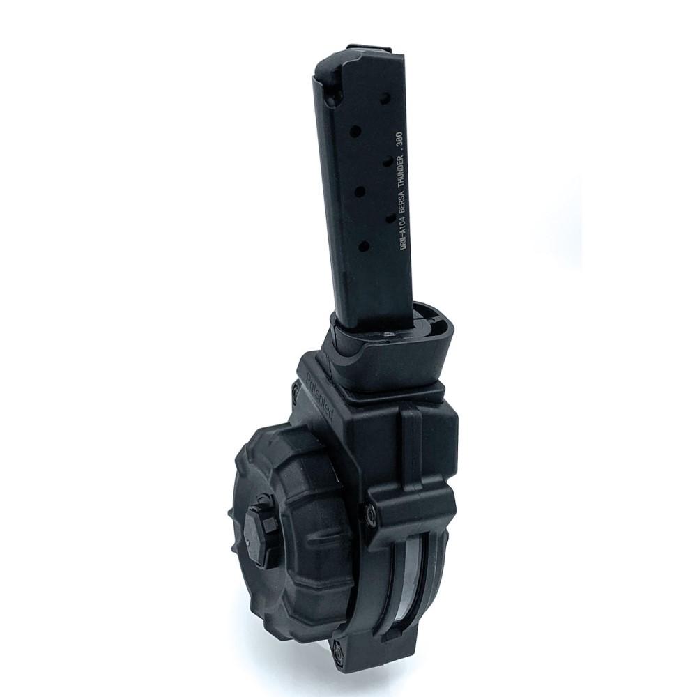 ProMag DRMA104 30rd Drum Magazine .380 ACP Black for Bersa Thunder 380 - View 2