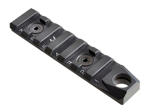 Strike Industries SI-LINK-RS-7-QD-BK MLOK/Keymod Rail Section 7 Slot Black - View 2