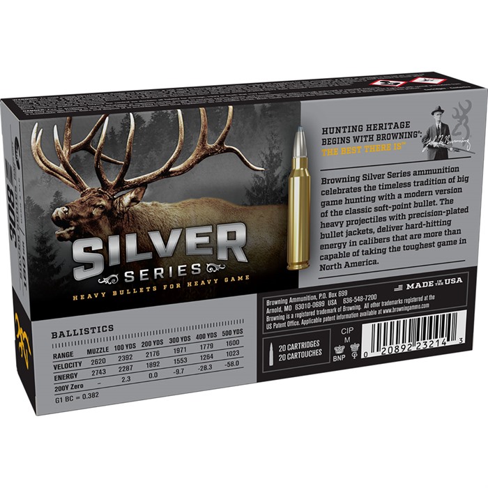 Browning Silver Series .308 Win 20 Rounds 180 Grain PSP - View 3