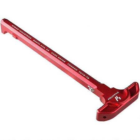 Strike Industries ARSLCHRED Latchless Charging Handle AR-15 Red Aluminum - View 2