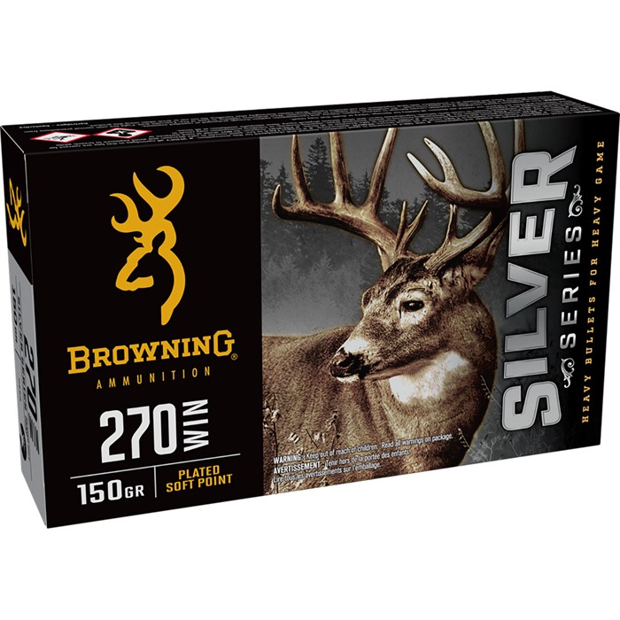 Browning Silver .270 Win Ammo 20 Rounds 150gr PSP - View 2