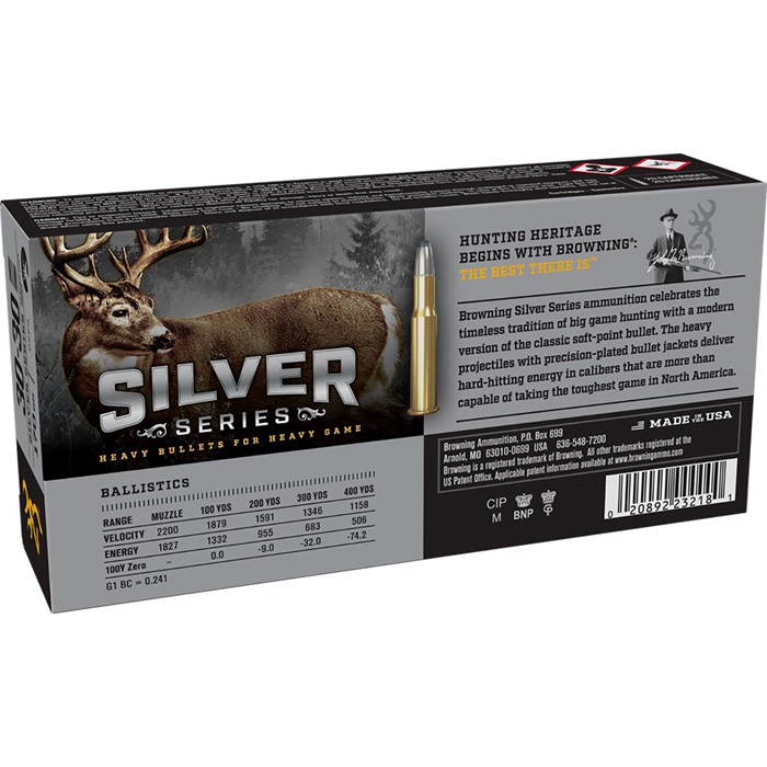 Winchester Ammunition BRN Silver 30-30 170GR SP 20BX B192630301 - View 3