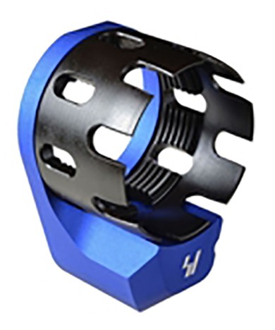 Strike SI-AR-ECN&EEP-BLUE AR-15 Castle Nut & Endplate Combo Blue Steel - View 2