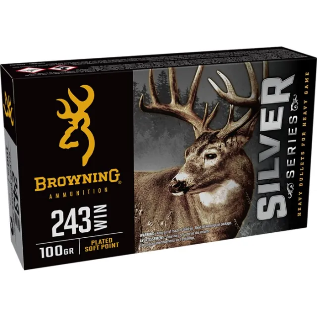 Browning Silver Series .243 Win Ammo 20 Rds 100 Gr PSP - View 2