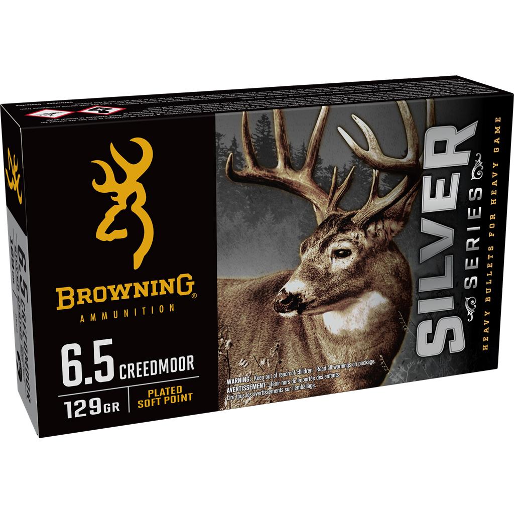 Winchester Ammo BRN Silver 6.5CM 129GR SP 20BX B192600651 - View 2