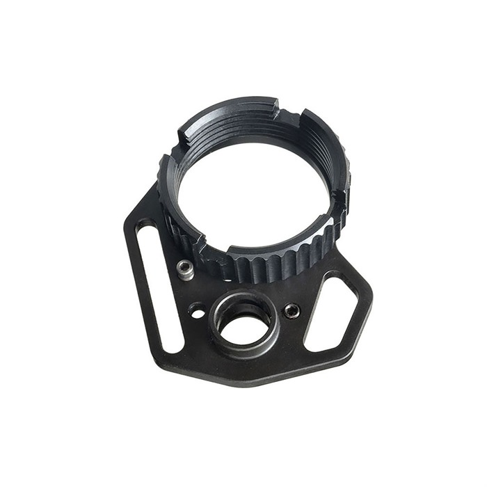 Strike Industries ARMFEP&ACN Steel End Plate in Matte Black - View 2