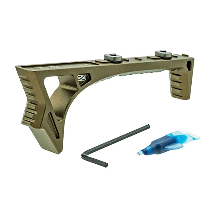 Strike Industries LINKCFGFDE Curved ForeGrip FDE Aluminum 1.74" - View 2