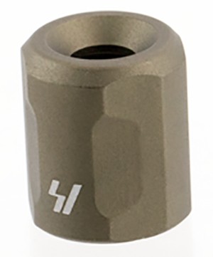 Strike Industries FDE Aluminum Barrel Cover 1/2"-28 TPI 223 Rem 5.56 NATO - View 2