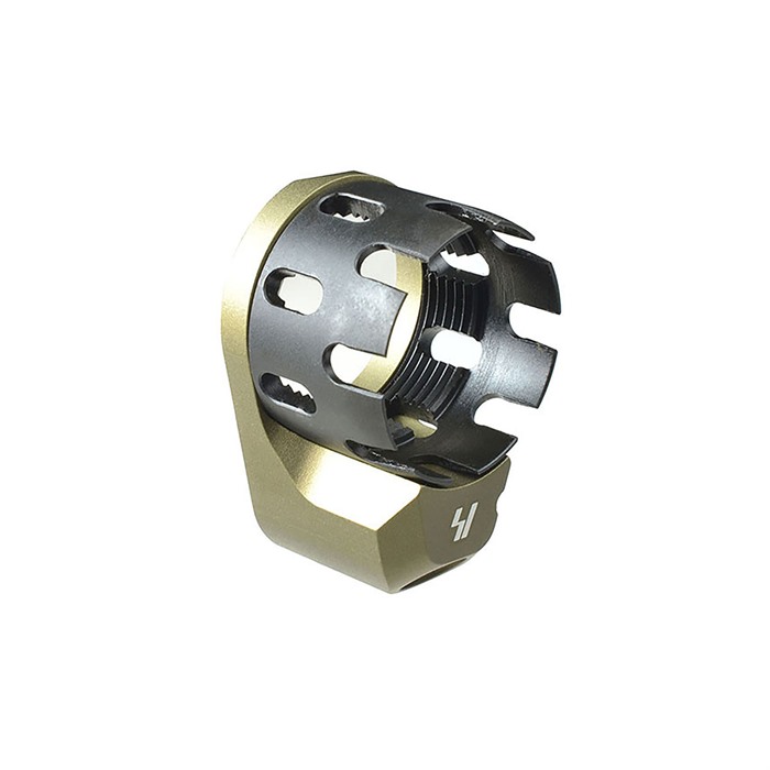 Strike SI-AR-ECN&EEP-FDE Enhanced Castle Nut & End Plate Flat Dark Earth - View 2
