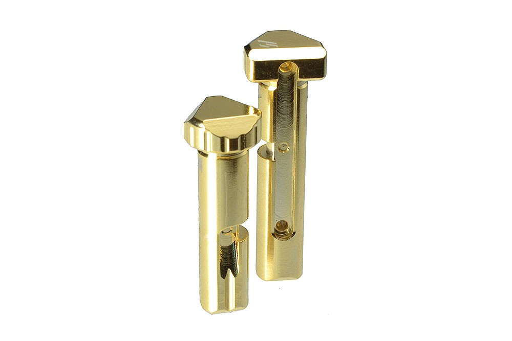 Strike Industries AR10SHIFTG Gold Steel Quick Detach Shift Pins AR-10 - View 2