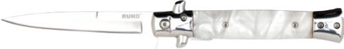 RUKO FOLDER SPRING ASSISTS 4" WHITE PEARL ACRYLIC - View 2