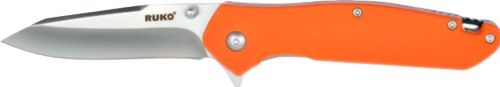 RUKO FOLDER TACTICAL KNIFE 3.25" ORANGE HANDLE - View 2