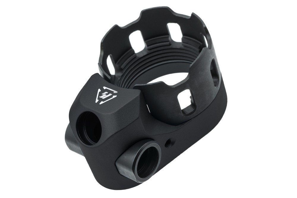 Strike ARTRIBUSBK Tribus Castle Nut & End Plate Black Anodized Ambidextrous - View 2