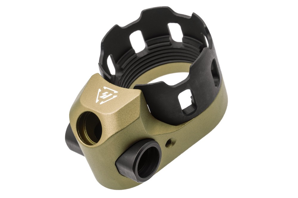 Strike ARTRIBUSFDE Tribus Enhanced Castle Nut & End Plate Flat Dark Earth - View 2