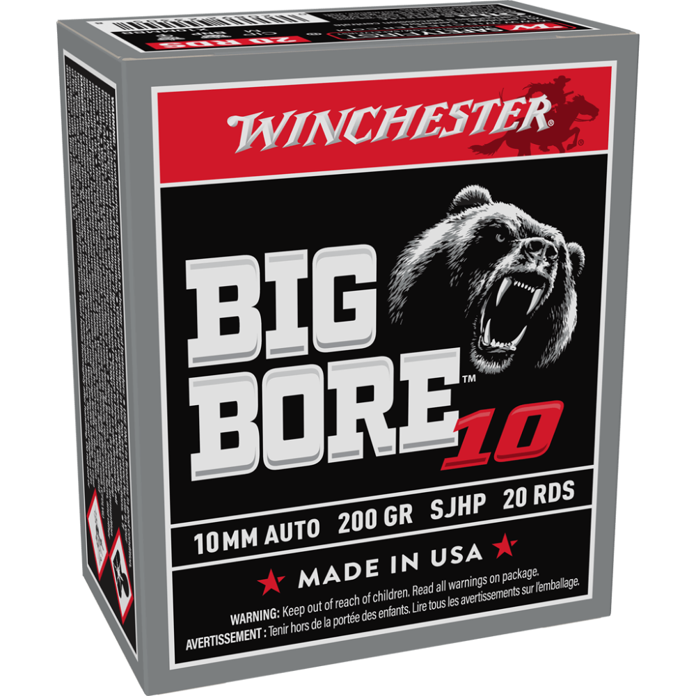 Winchester Ammo X10MMBB Big Bore Hunting 10mm Auto 200 gr Semi-Jacketed Hollow Point (SJHP) 20 Per Box/ 10 Cs - View 2