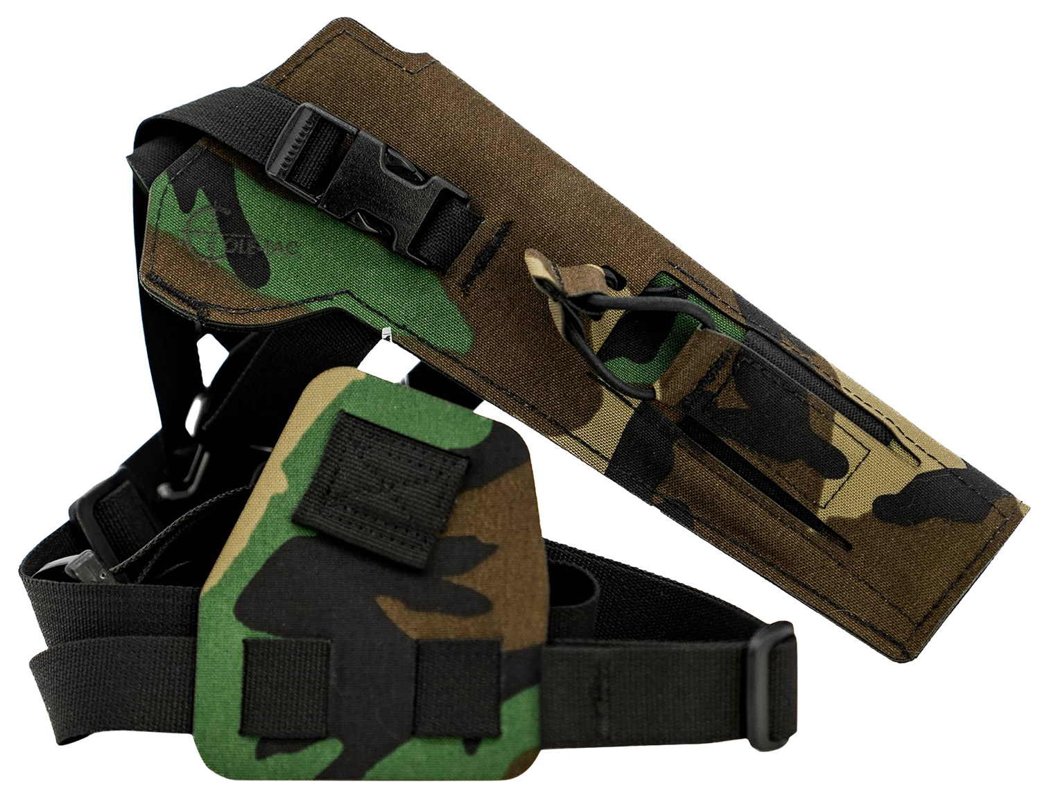 Cole-tac VW206 Varmint Wrangler Pistol Holder Chest M81 Woodland Left Hand - View 2