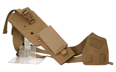 Cole-tac VWX103 Varmint Wrangler XL Pistol Holder Chest Coyote Brown Right Hand - View 2