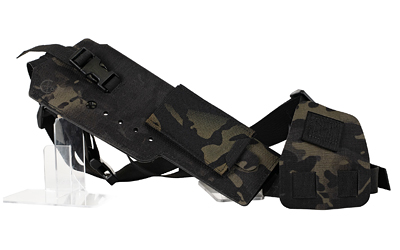 Cole-tac VWX109 Varmint Wrangler XL Pistol Holder Chest MultiCam Black Right Hand - View 2
