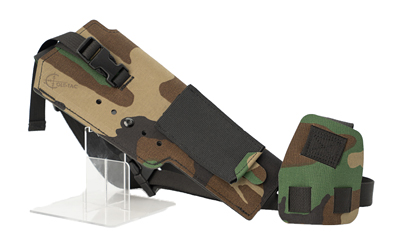 Cole-tac VWX111 Varmint Wrangler XL Pistol Holder Chest M81 Woodland Right Hand - View 2