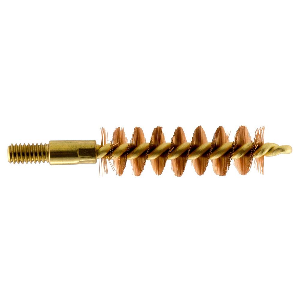 Pro-Shot 9P Bore Brush 9mm Pistol #8-32 Thread Bronze Bristles Brass Core - View 2
