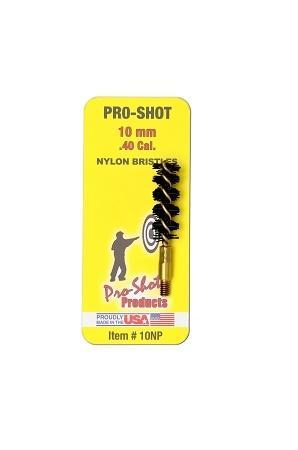 Pro-Shot Nylon Pistol Bore Brush with Brass Core .40 cal/10mm - View 2