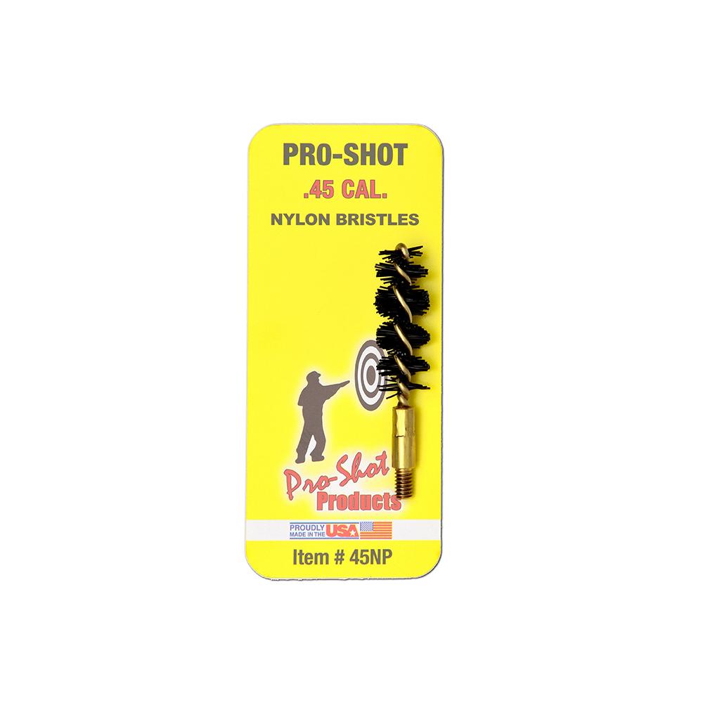 Pro-Shot Nylon Pistol Bore Brush with Brass Core .45 cal - View 2