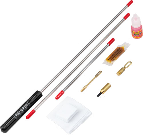 ProShot UV22K30 Universal Cleaning Kit, 30in, .22 Cal and Up, 3-Piece - View 2