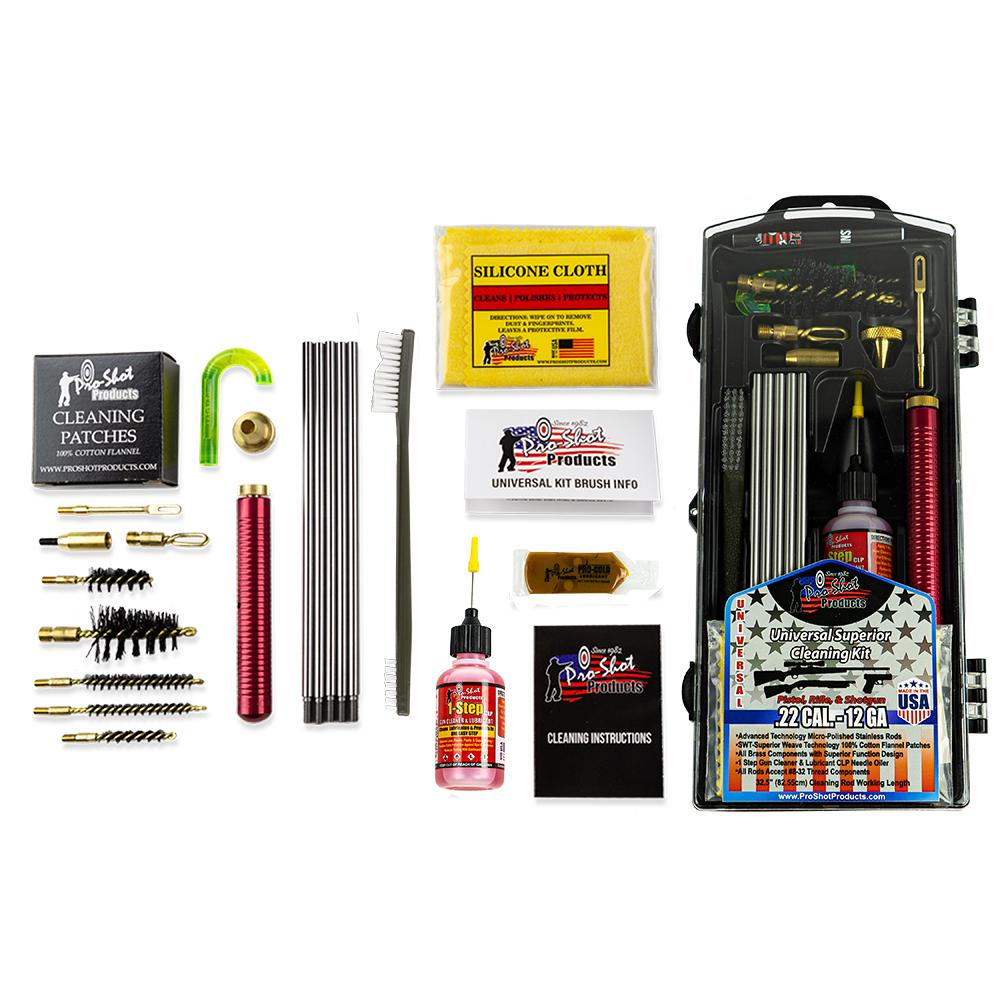 Pro-Shot Universal Cleaning Kit: Classic Professional for Pistols, Rifles, Shotguns - View 2